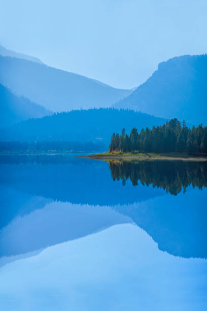Evening over Jackson Lake in Grand Teton National Park