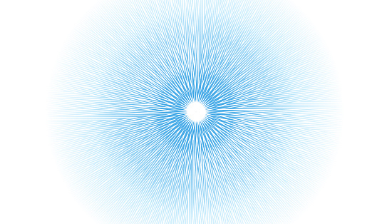 Abstract Background with radial symmetry with light beams