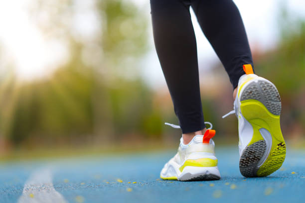istock Runner feet and shoes stock 1486122452