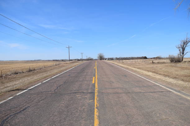 istock Alone on a Country Road 1486127956