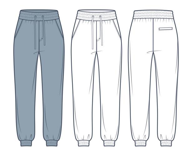 560+ Sweatpants Template Illustrations, Royalty-Free Vector Graphics ...