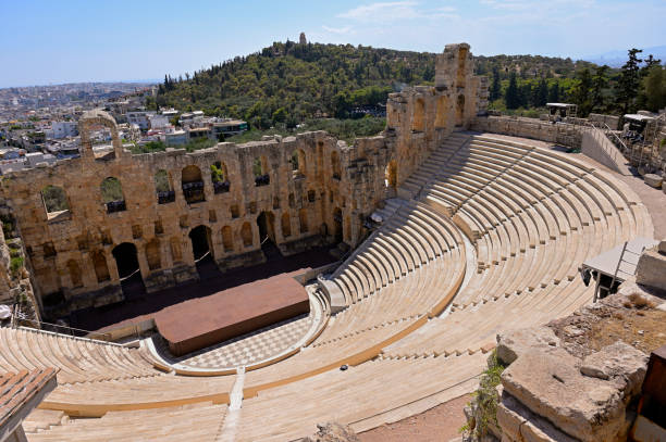istock Athens ancient theater ruins 1486133920