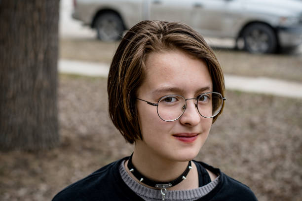 istock Authentic Portrait of a Non-Binary Teenager 1486140131