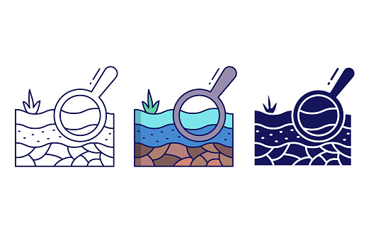 soil zoology vector icon