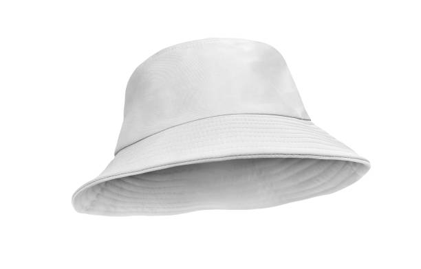 istock White bucket hat isolated on white background 1486175330