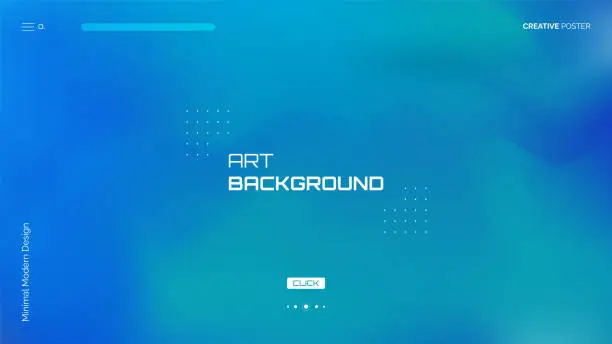 Vector illustration of Abstract blurred gradient fluid vector background design wallpaper template with dynamic color, waves, and geometric shape