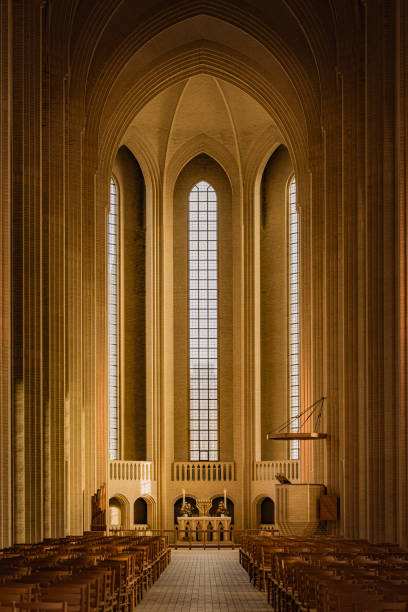 istock Facing the Light: Grundtvigs Kirke 1486196466