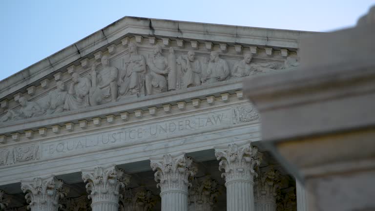 Detail Of Roof Of U.S. Supreme Court Building