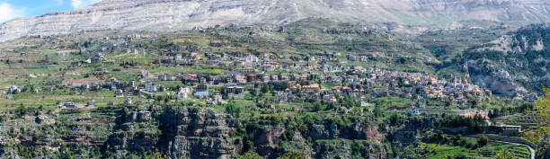 Bcharre village from Hasroun