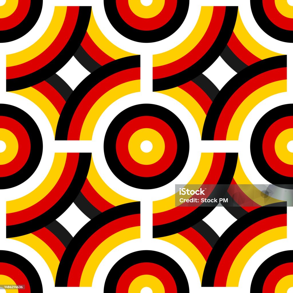 Germany Pattern Line Background Vector Illustration Stock Illustration ...