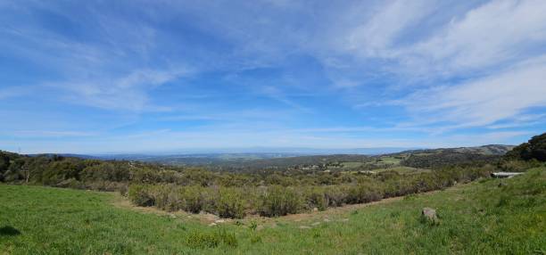 istock Green hill and mountains in sunny day 1486221753