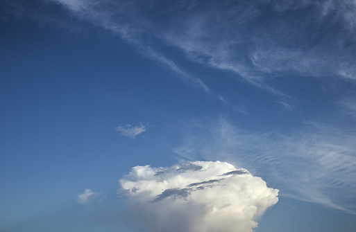 Cumulonimbus cloud for natural cloud background.