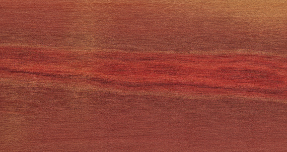 A wall made of red wood planks