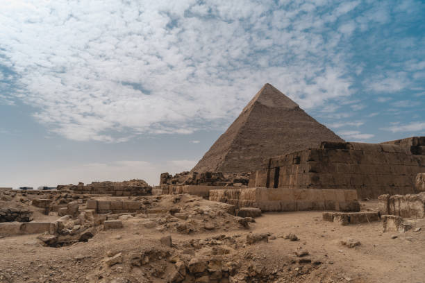 istock Kefren pyramid landscape with a blue sky. Cairo. Egypt 1486239698