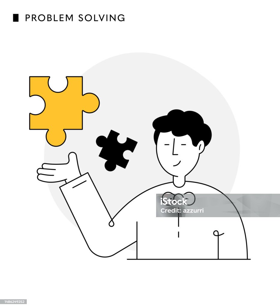 Problem Solving Concept Illustration Stock Illustration - Download ...