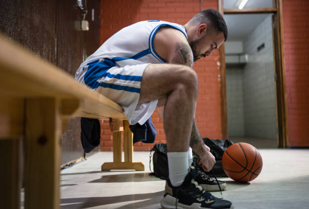 istock Basketball Player In Locker Room 1486251961