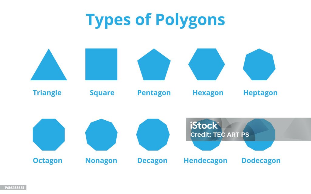 Regular Polygns Regular Polygons Stock Illustration - Download Image Now - Abstract ...