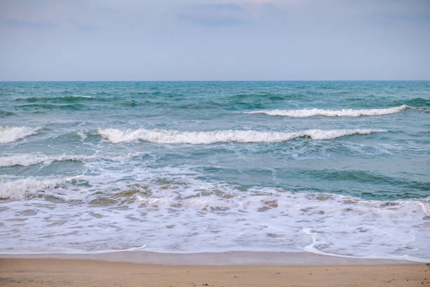 Beach at the Indian Ocean just north of Trincomalee in the Eastern Province of Sri Lanka