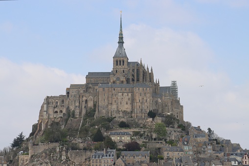 L’abbaye du Mont Saint Michel en France