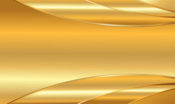 Abstract overlap layer luxury design gold concept Abstract modern overlap layer luxury design gold concept Abstract luxury gold background with overlap layers. Metal background with golden curve. Premium and elegant design. Vector illustration gold layer stock illustrations