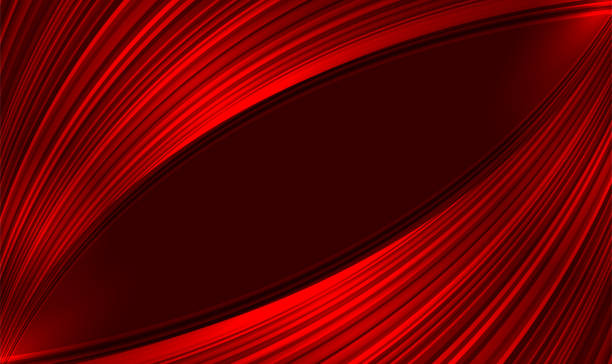 istock Abstract red metal curve overlap with space design modern futuristic background 1486302595