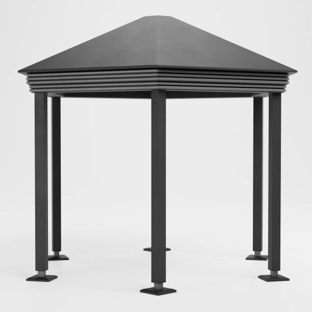 istock Realistic 3D Render of Gazebo 1486311077