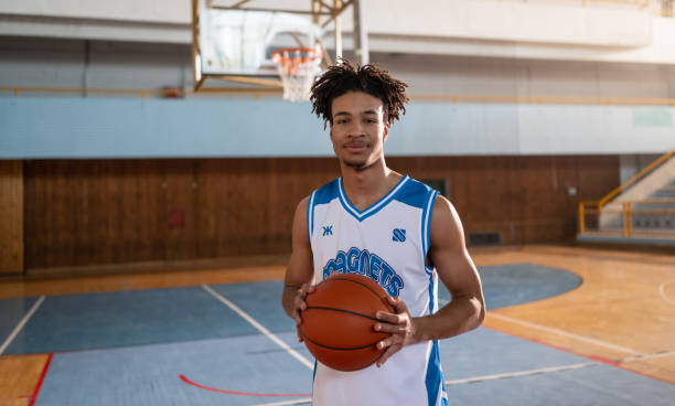 istock Portrait Of Young Basketball Player 1486314057