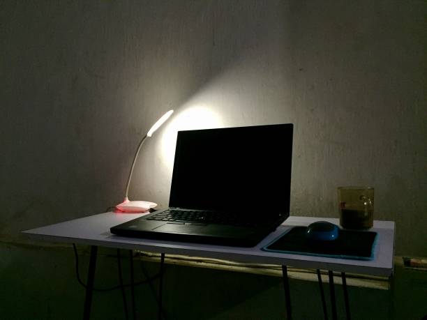 istock The laptop is on the table 1486322585