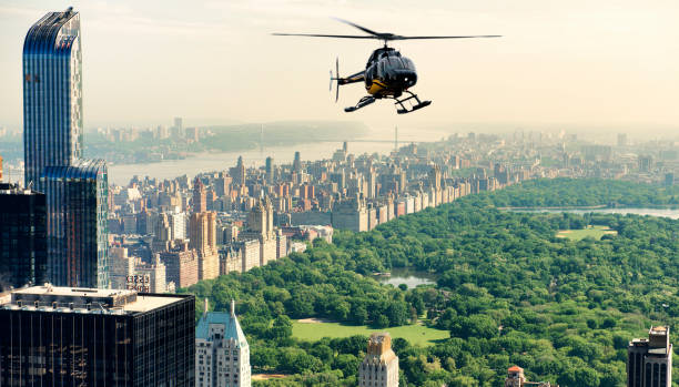 istock Helicopter tour over NYC. 1486325117