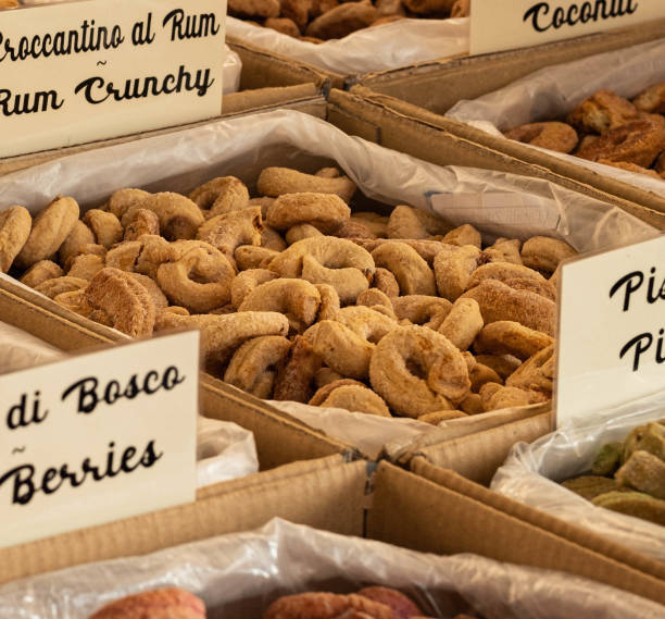 istock Italian cookies different flavors 1486333607