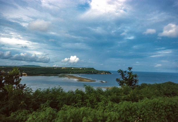 Guam - Pago Bay Overlook - 1972. Scanned from Kodachrome II slide.