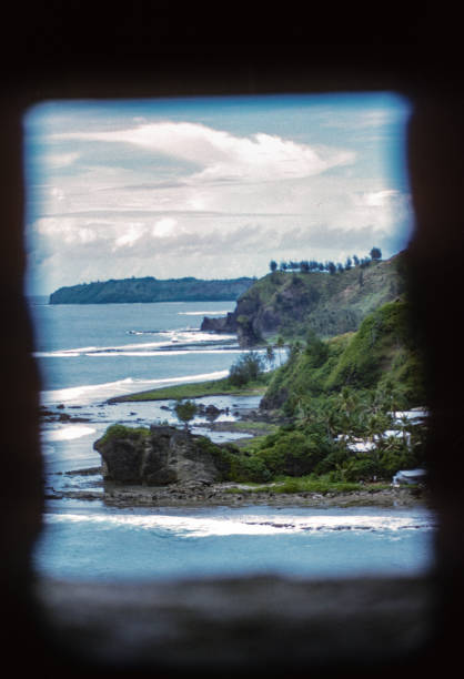 Guam - Umatac -View from Fort Soledad Guardhouse - 1972