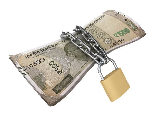 istock Indian rupee money finance insurance security lock 1486339326