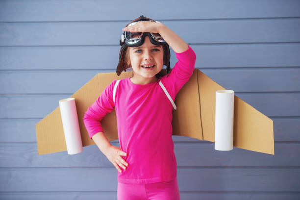 istock Cute little astronaut 1486349031