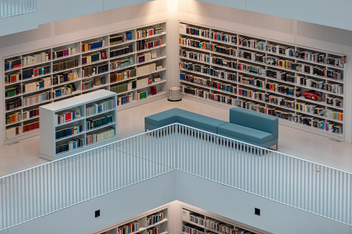 Exploring the Beauty of Stuttgart's Public City Library: Interior Architecture and Learning Resources