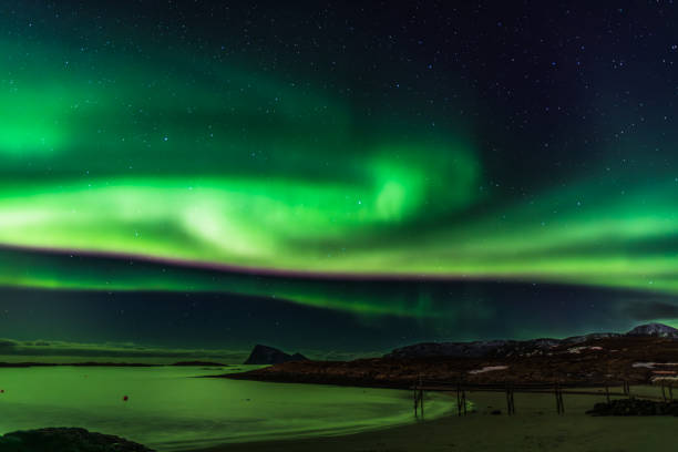 istock Aurora Borealis over Norway's Sommaroy Peninsula in March 1486356243