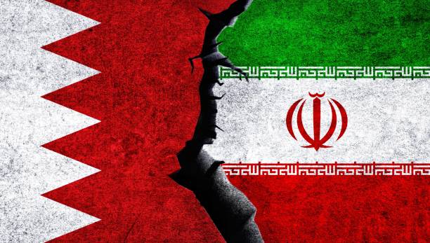 istock Iran and Bahrain flag together. Bahrain Iran conflict 1486360934