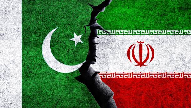 istock Iran and Pakistan flag together. Pakistan Iran relation 1486361299