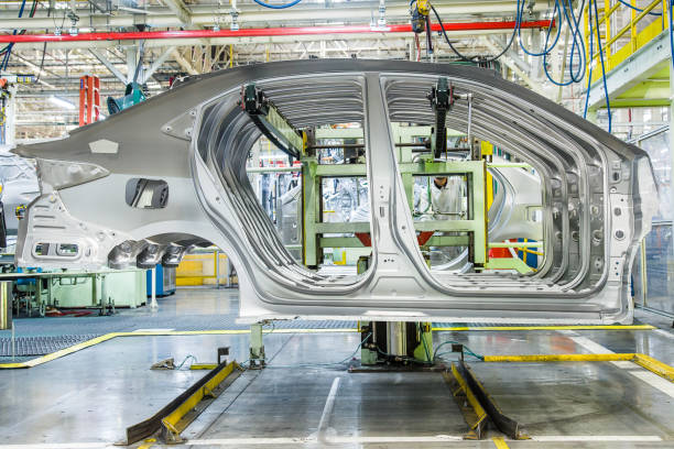 istock car being built at a car factory 1486367980