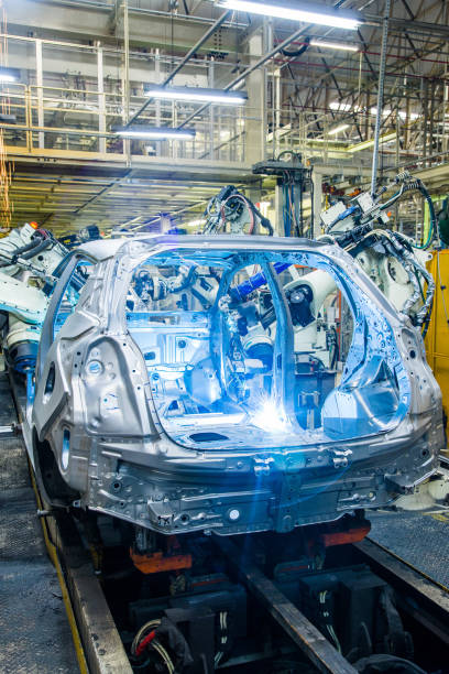 istock car being built at a car factory 1486367984
