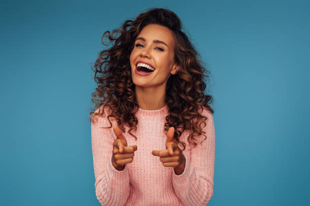 istock Beautiful emotional woman 1486371316