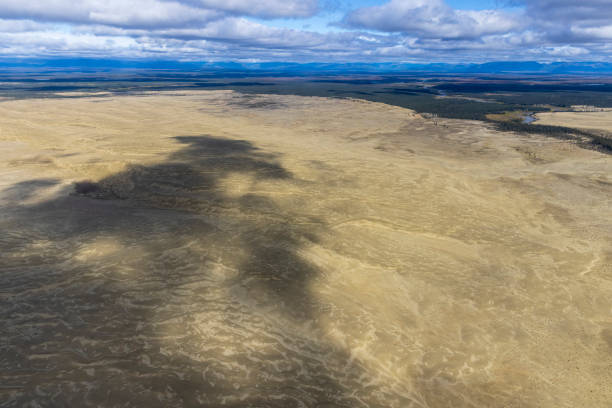 Beautiful landscape view of Kobuk Valley National Park in the arctic of Alaska.