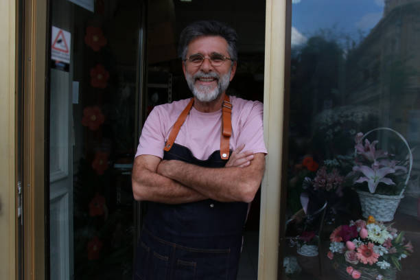 istock Welcome to our flower shop 1486380268