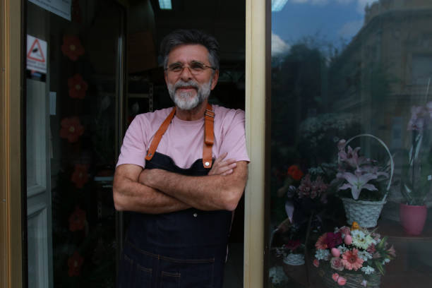 istock Welcome to our flower shop 1486380291