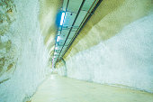 Pedestrian tunnel underground