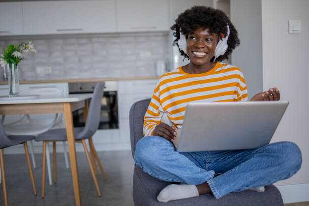 istock Woman working from home 1486413510