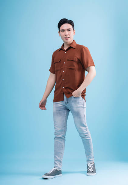 istock Image of young Asian man on background 1486422598