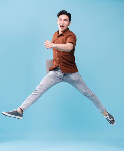 istock Image of young Asian man on background 1486422623