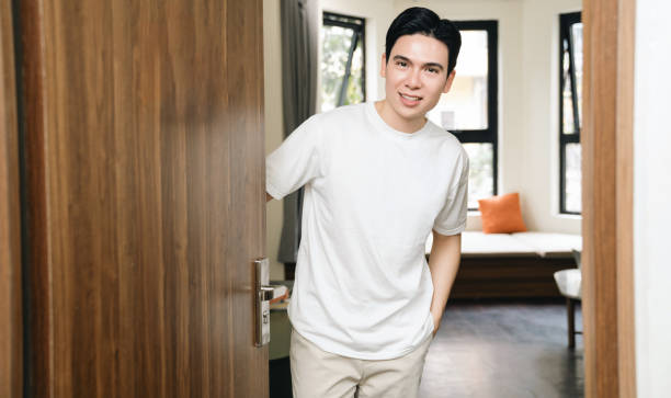 istock Image of young Asian man at home 1486433521