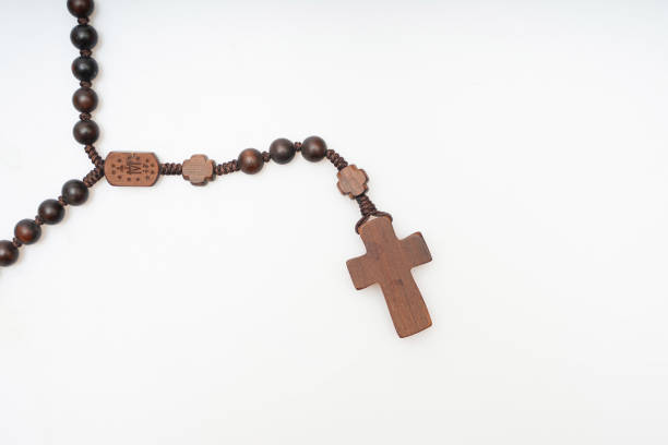 istock Cross and rosary images related to Catholicism 1486435407